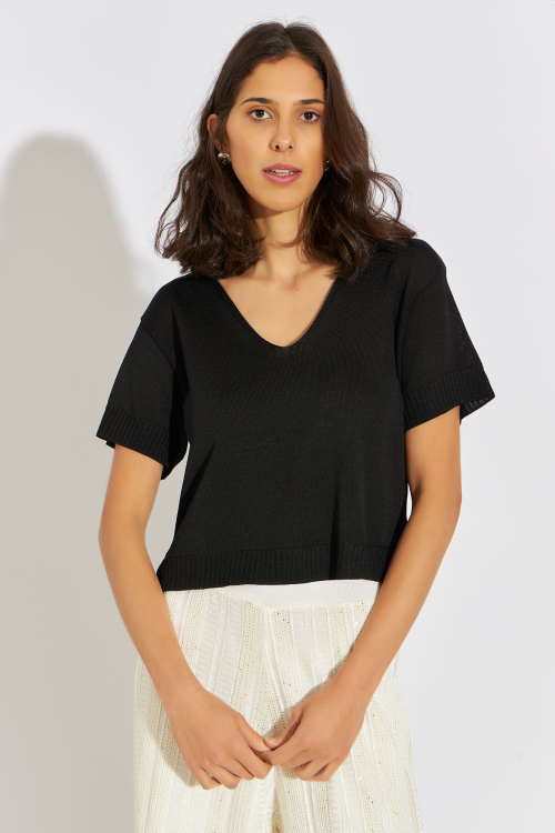 BLUSA POSITANO PRETO