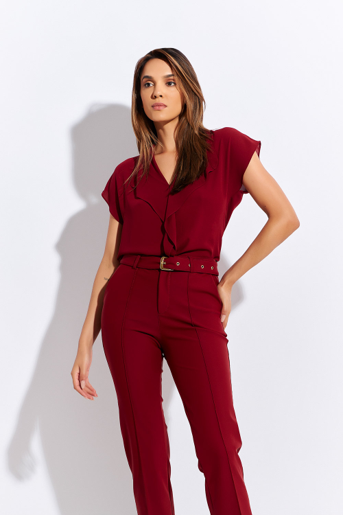 BLUSA LEONORA MERLOT