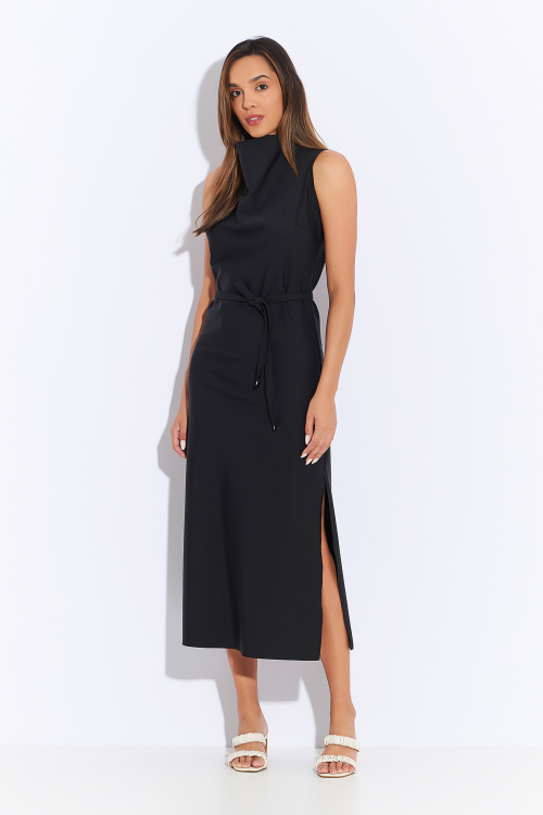 VESTIDO HANA MIDI PRETO