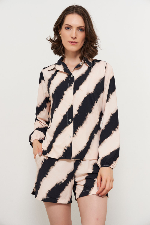 CAMISA MARION ZEBRA_P&B