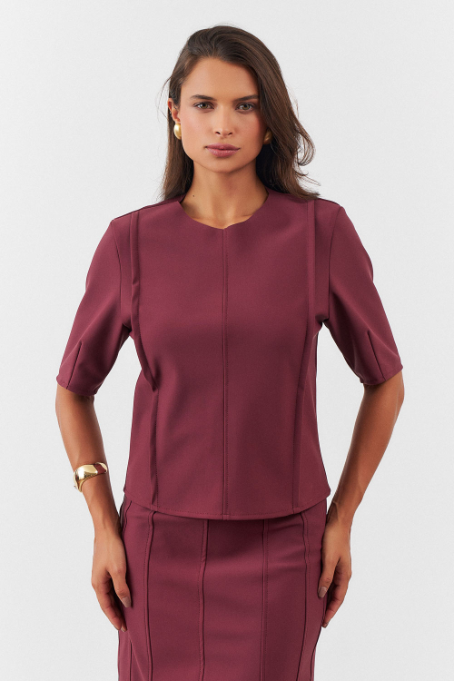 BLUSA ADRI BURGUNDY