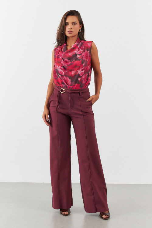 CALÇA ADRI BURGUNDY