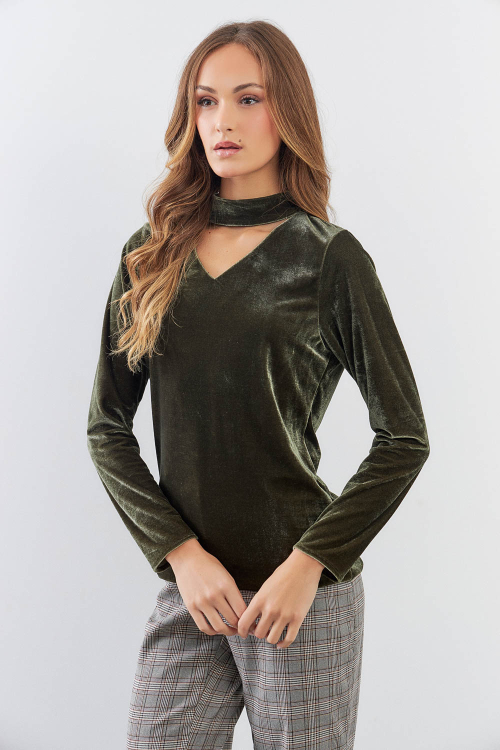 BLUSA ANELISE OLIVE