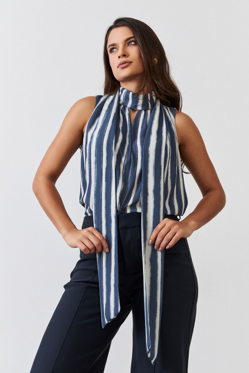 BLUSA GILDA ESTAMP LISTRAS
