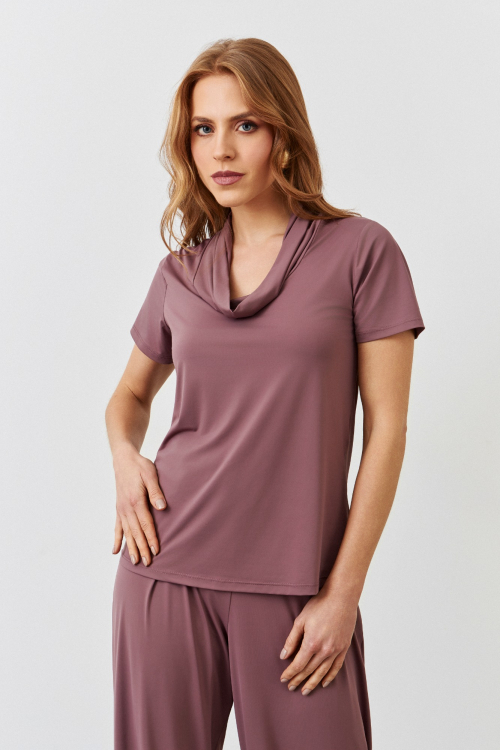 BLUSA OSSI CASTANHA