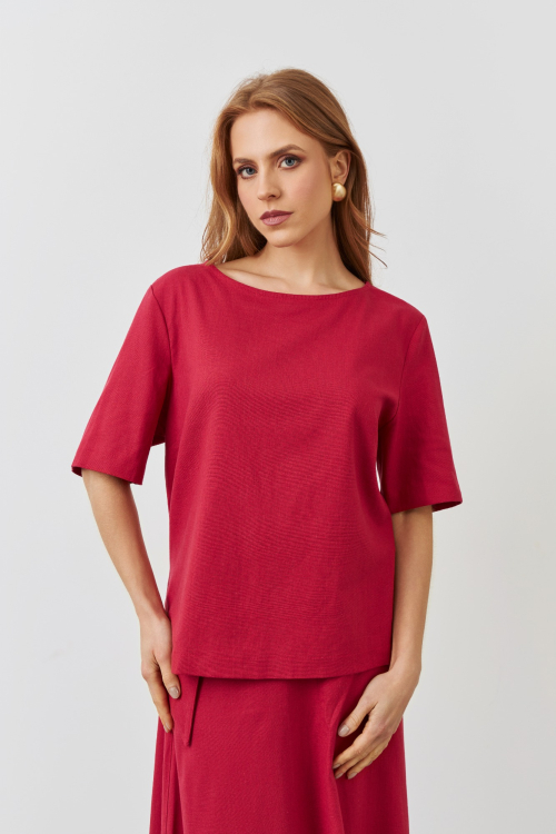 T SHIRT MARGIT VERMELHO_BALM