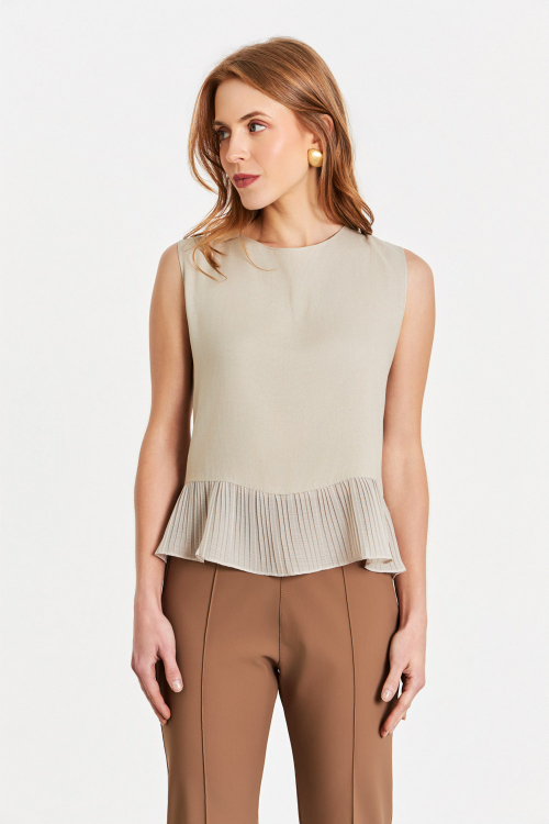 BLUSA KAREN BEGE