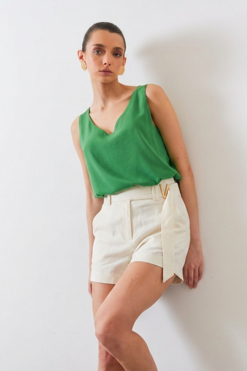 BLUSA GLORIA VISCOSE VERDE
