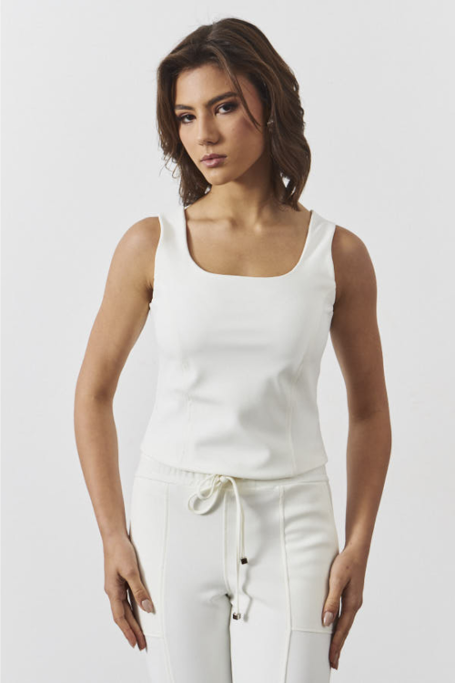 TOP AMBER OFF_WHITE