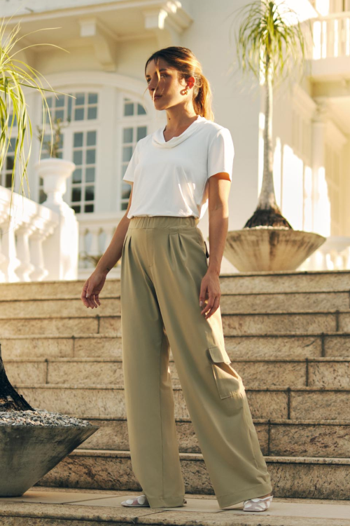 CALÇA SHEILA MATCHA
