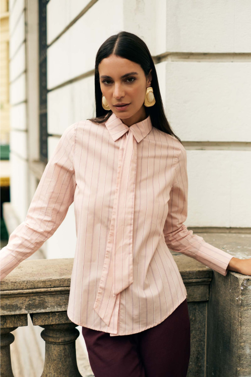 CAMISA ANA ESTAMP LISTRAS_MERLOT