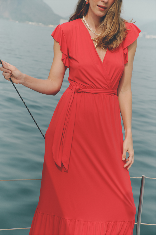 VESTIDO CIEL CARMIM