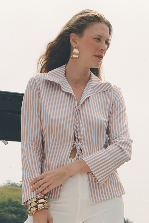 CAMISA MADDIE LATTE