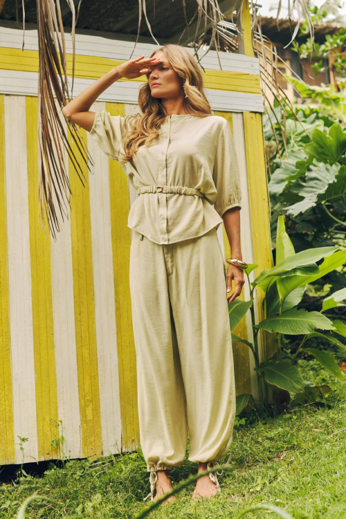 CALÇA SELMA CAPIM_LIMAO